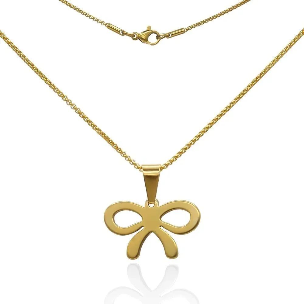 bow necklace  #766